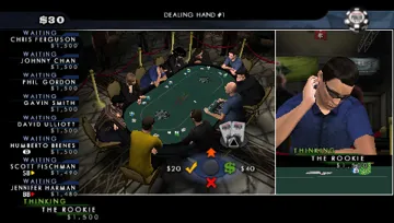 World Series of Poker 2008 - Battle for the Bracelets (EU) screen shot game playing